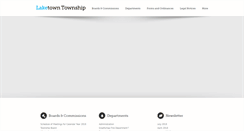 Desktop Screenshot of laketowntwp.org